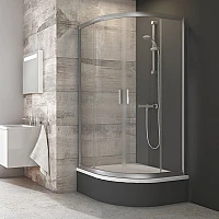 Душевая кабина Ravak BLCP4-80 SABINA 3B240U40Z1 сатин TRANSPARENT