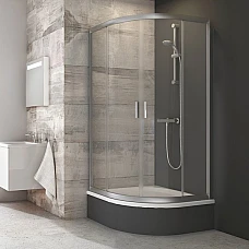 Душова кабіна Ravak BLCP4-80 SABINA 3B240U40Z1 сатин TRANSPARENT