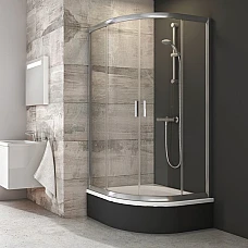 Душевая кабина Ravak BLCP4-90 SABINA 3B270C40Z1 полированный алюминий TRANSPARENT