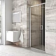 Душевые двери Ravak Blix BLDZ2-90 X01H70C00Z1 полированный алюминий TRANSPARENT