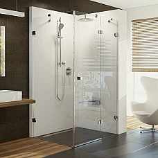 Душевая кабина Ravak Brilliant BSDPS-110/80 R 0UPD4A00Z1 хром TRANSPARENT