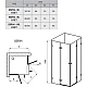 Душова кабіна Ravak Brilliant BSRV4-80 1UV44A00Z1 хром TRANSPARENT