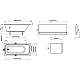 Ванна прямокутна 160x70 Ravak Chrome C731000000