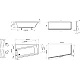 Ванна асимметричная 160x95 Ravak 10° C831000000 L - левосторонняя