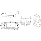 Ванна прямоугольная 180x80 Ravak Formy 02 Slim C891300000