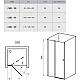 Душові двері Ravak Chrome CSD2-110 0QVDCC00Z1 полірований алюміній TRANSPARENT