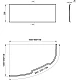 Панель для ванны с креплением Ravak Asymmetric 160 CZ47100000 R - правосторонняя
