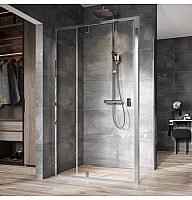 Нерухома стінка для душу Ravak Nexty NPSS-100 90OA0C00Z1 полірований алюміній TRANSPARENT