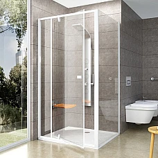 Душові двері Ravak Pivot PDOP 2-120 03GG0101Z1 білий/білий TRANSPARENT