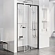 Душевые двери Ravak Pivot PDOP 2-120 03GG0300Z1 черный TRANSPARENT