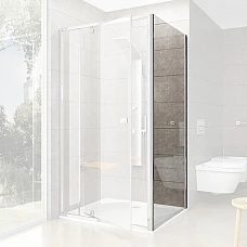 Недвижимая стенка для душа Ravak Pivot PPS-80 90G40C00Z1 полированный алюминий TRANSPARENT