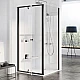 Недвижимая стенка для душа Ravak Pivot PPS-90 90G70300Z1 черный TRANSPARENT
