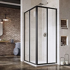 Душевая кабина Ravak Supernova SRV2-100 195 S 14VA03O2Z1 черный TRANSPARENT