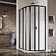 Душевая кабина Ravak Supernova SKKP6-80 195 3204O302Z1 черный TRANSPARENT