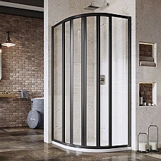 Душевая кабина Ravak Supernova SKKP6-90 195 3207O302Z1 черный TRANSPARENT