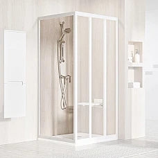 Недвижимая стенка для душа Ravak Supernova APSS-75 198 940301R2Z1 белый TRANSPARENT