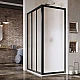 Недвижимая стенка для душа Ravak Supernova APSS-90 198 940703R2ZG черный GRAPE