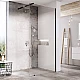 Недвижимая стенка Ravak Walk In Wall-70 v.200 GW9W10300Z1 черный Transparent