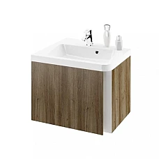Тумба под умывальник темный орех Ravak SD-10° 550 X000000741 L - левосторонний