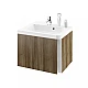 Тумба під умивальник темний горіх Ravak SD- 10° 550 X000000741 L - лівосторонній