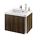  Тумба під умивальник темний горіх Ravak SD- 10° 650 X000000750 R - правосторонній
