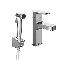 Змішувач для умивальника з гігієнічним душем Ravak X070167