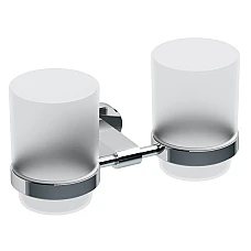 Тримач з двома склянками для зубних щіток Ravak Chrome X07P189