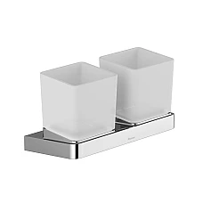 Тримач з двома склянками для зубних щіток Ravak 10° X07P322