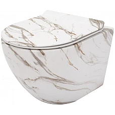 Унітаз підвісний Rea Carlos Slim Mini 37x49 REA-C8004