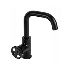 Чорний змішувач для умивальника Rea Vertigo Side REA-B8767