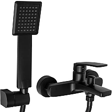 Черный cмеситель для ванны Rea Luppo REA-B5770