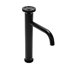 Чорний змішувач для умивальника Rea Vertigo Up REA-B3921