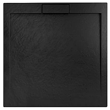 Чорний душовий піддон Rea GRAND 90x90cm 3,5cm REA-K4595