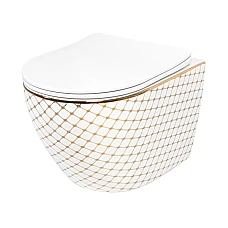 Унітаз підвісний Rea Carlos Flat Diamond 37x49 REA-C5100