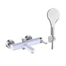 Смеситель для ванны Rea Polo REA-B9943 белый/хром