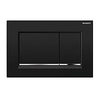 Кнопка змиву Geberit Sigma 30 115.883.KM.1 чорний/хром глянцевий/чорний