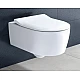 Унитаз подвесной VILLEROY & BOCH AVENTO 5656RS01 без ободка с крышкой Soft Close 