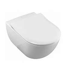 Унітаз підвісний VILLEROY & BOCH AVENTO 5656RSR1 з кришкою Soft Close без обідка