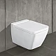 Унитаз подвесной VILLEROY & BOCH Finion 4664R0R1 без ободка с крышкой Soft Close 9M88S1R1 