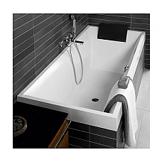 Ванна кварилова VILLEROY & BOCH SQUARO SLIM 180x80 UBQ180SQS2V-01 (с ножками)