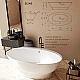 Ванна отдельностоящая STUDIO STONE SEINE 181x99 SEI181099