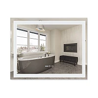 Зеркало Qtap Mideya (DC-F614) 1000х800 с LED-подсветкой Touch, с антизапотеванием, диммером QT2078F614W