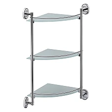 Полиця кутова Lidz Oreo 1003 LDORE1003CRM22182 хром