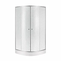 Набор Lidz душевая кабина Latwa SC90x90.SAT.LOW.FR, стекло Frost 4 мм + поддон Kupala