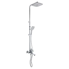 Душевая система универсальная Lidz Dozorca 1030 на три потребителя (с изливом) (k35) LDDOZ1030CRM45407 Chrome