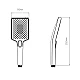 Лейка для ручного душа Qtap Rucni 140x95 мм прямоугольная QTRUC125CRM45958 Chrome