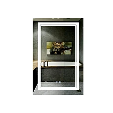 Дзеркало Qtap Cardinal 65х90 з LED-підсвічуванням Touch (3000-6500K) Reverse QT0478C6590