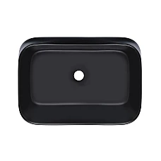 Умивальник-чаша Qtap Scorpio 55х39 QT14112243MBN чорний матовий