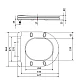 Qtap Сидіння для унітаза (Robin 490, Scorpio 490) 430x363x60 мм, White, з мікроліфтом, Slim Duroplast, MagLock QTSC179W48915