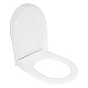Qtap Сидіння для унітаза (Robin 490, Scorpio 490) 430x363x60 мм, White, з мікроліфтом, Slim Duroplast, MagLock QTSC179W48915